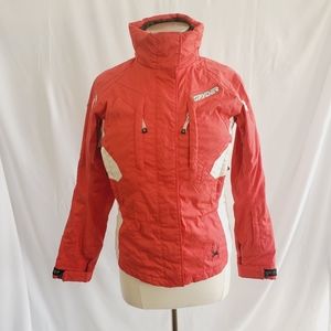 Spyder Thinsulate Supreme Red White Ski Jacket Winter Coat SIZE 4